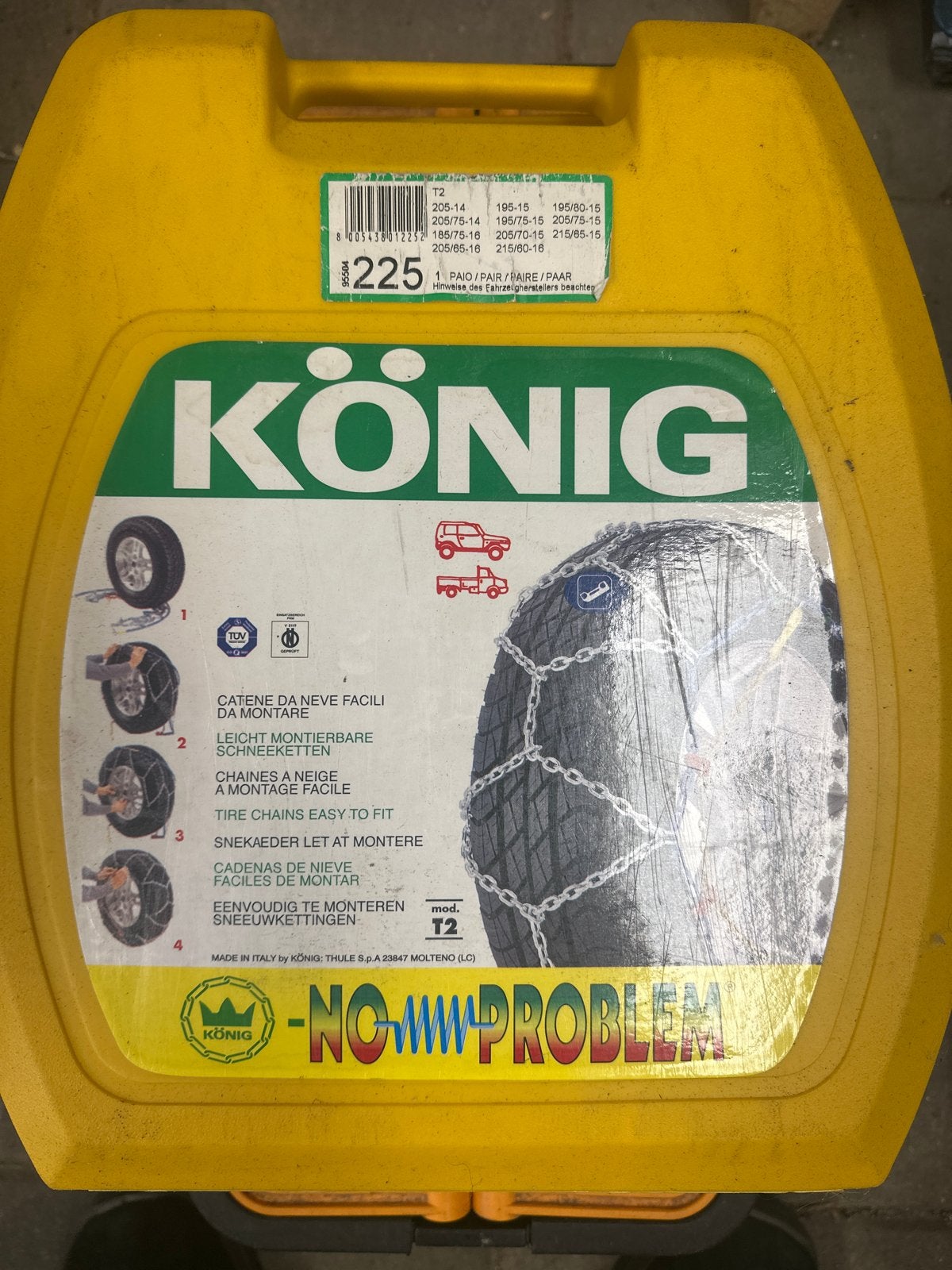 König Sneeuwkettingen - Eenvoudig te monteren, Ophalen of Verzenden, Gebruikt