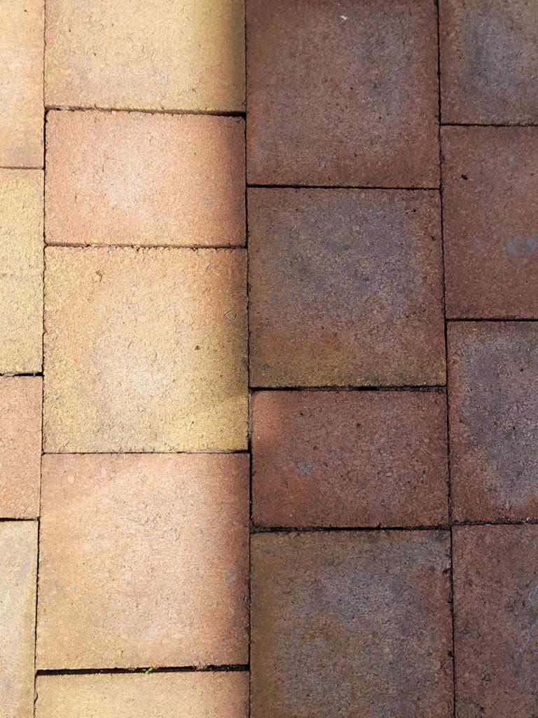 Terrastegels vierkant, Tuin en Terras, Ophalen, Gebruikt, Overige materialen