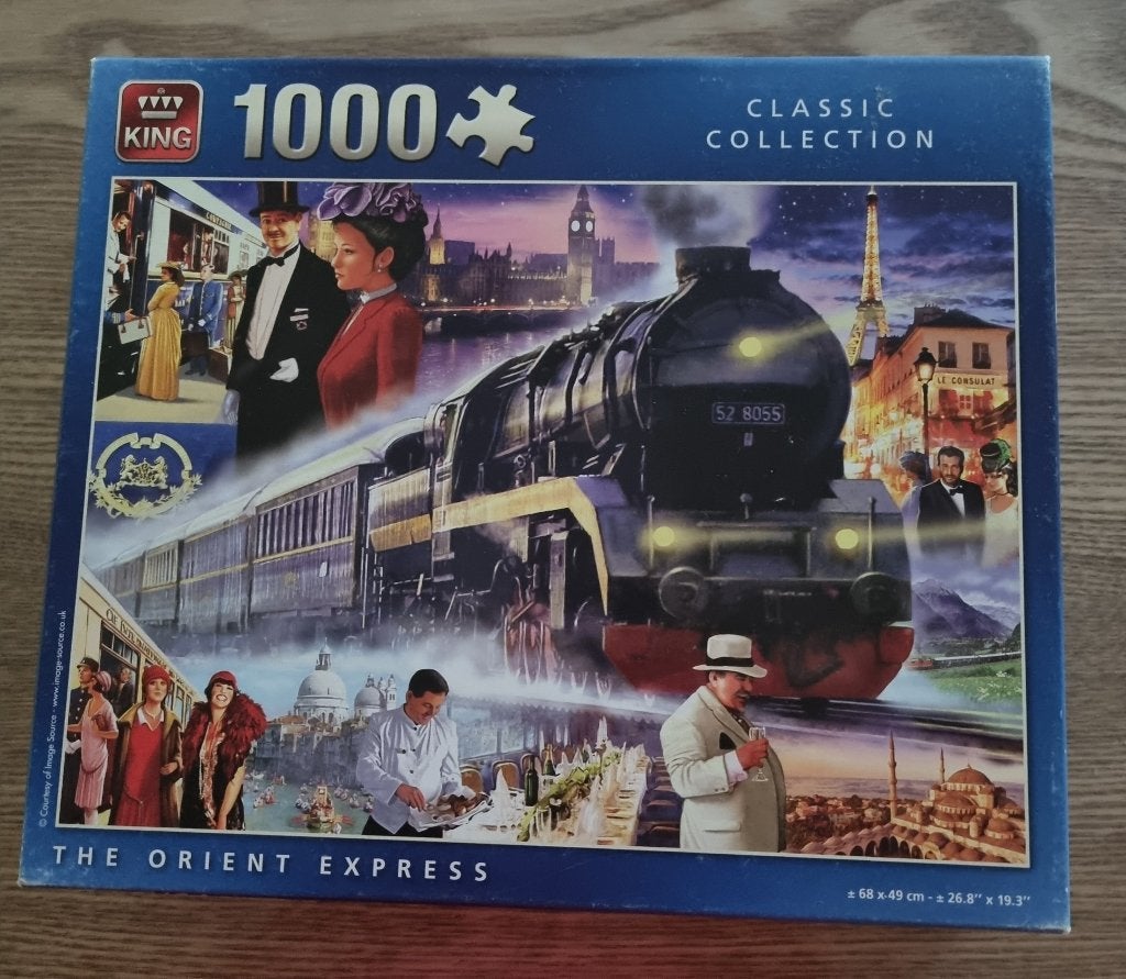 Puzzel King Classic Orient Express, Ophalen of Verzenden, 500 t/m 1500 stukjes, Zo goed als nieuw, Legpuzzel