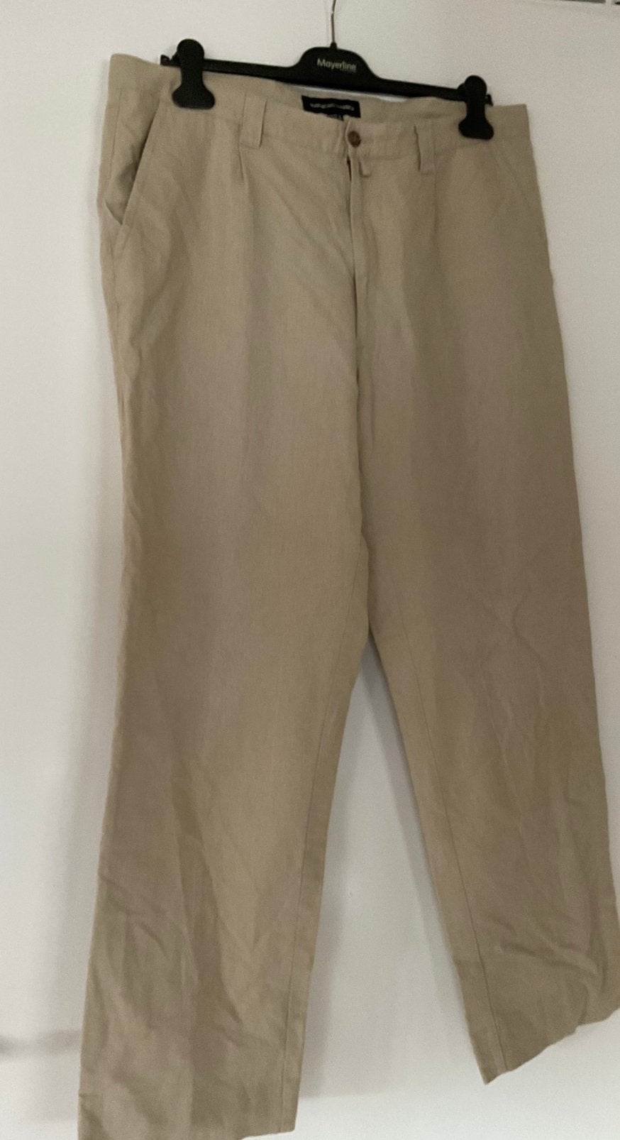 MARLBORO CLASSICS LINNEN BROEK (56 ), Verzenden, Zo goed als nieuw, Maat 56/58 (XL), Beige
