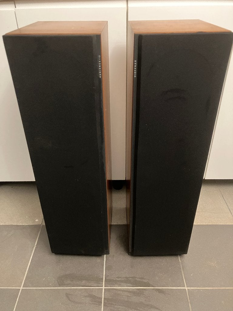 Dynaudio Audience 15 zuilspeakers topkwaliteit, Vloerstaande luidspreker, Zo goed als nieuw, Ophalen, 150 watt of meer