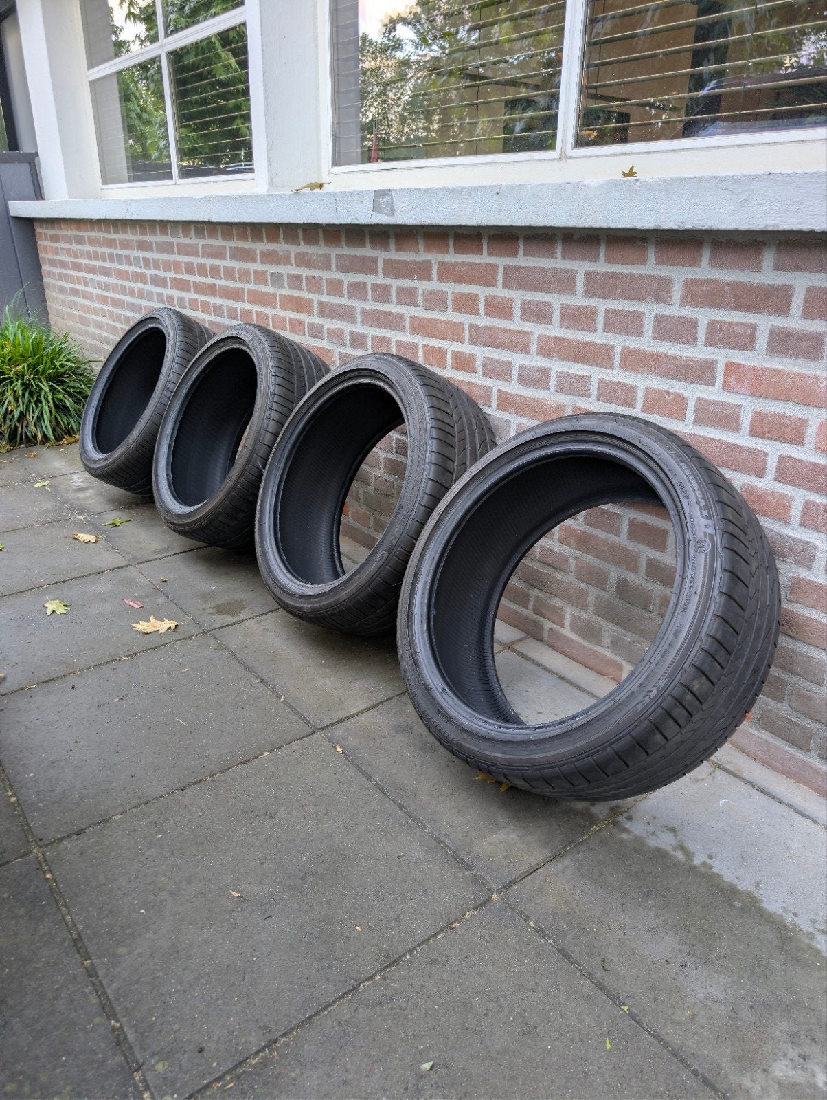 Bridgestone Potenza runflat zomerbanden 18 inch breedset, Auto-onderdelen, Banden en Velgen, Ophalen, 18 inch, Gebruikt, Band(en)