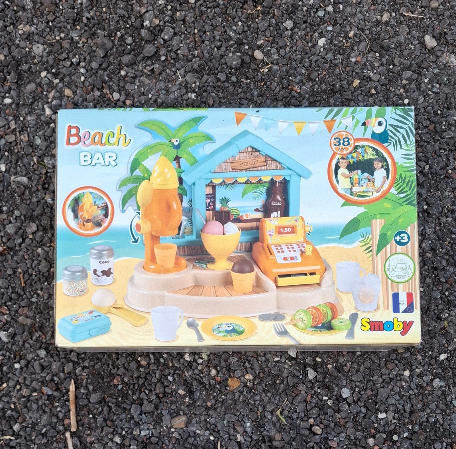 Smoby Beach Bar speelset – 38 accessoires, Ophalen, Nieuw