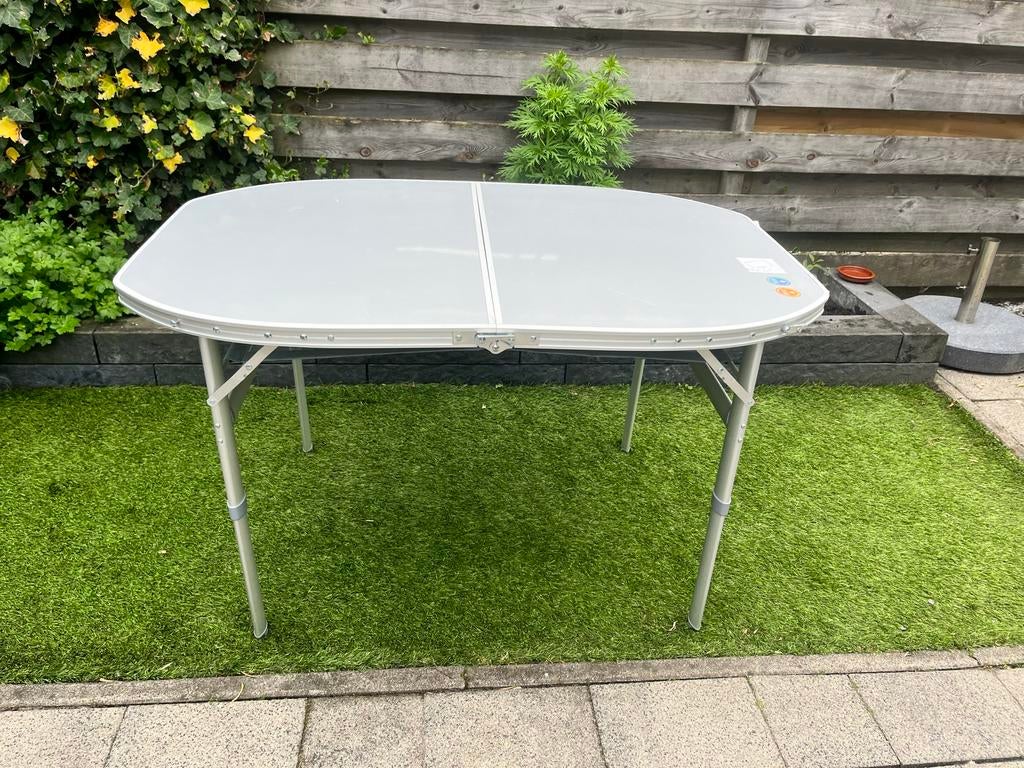 Bo-Camp Campingtafel 120x80 - Hitte- en waterbestendig, Ophalen, Gebruikt, Campingtafel