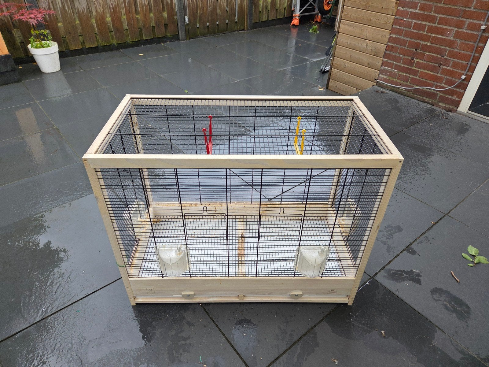 Vogel kooi Giulietta 81bx41dx64h, Ophalen, Gebruikt, Metaal, Vogelkooi