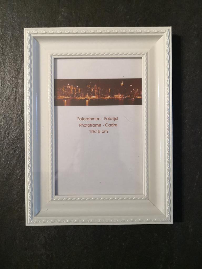 Witte FotoLijst NIEUW, Ophalen of Verzenden, Nieuw