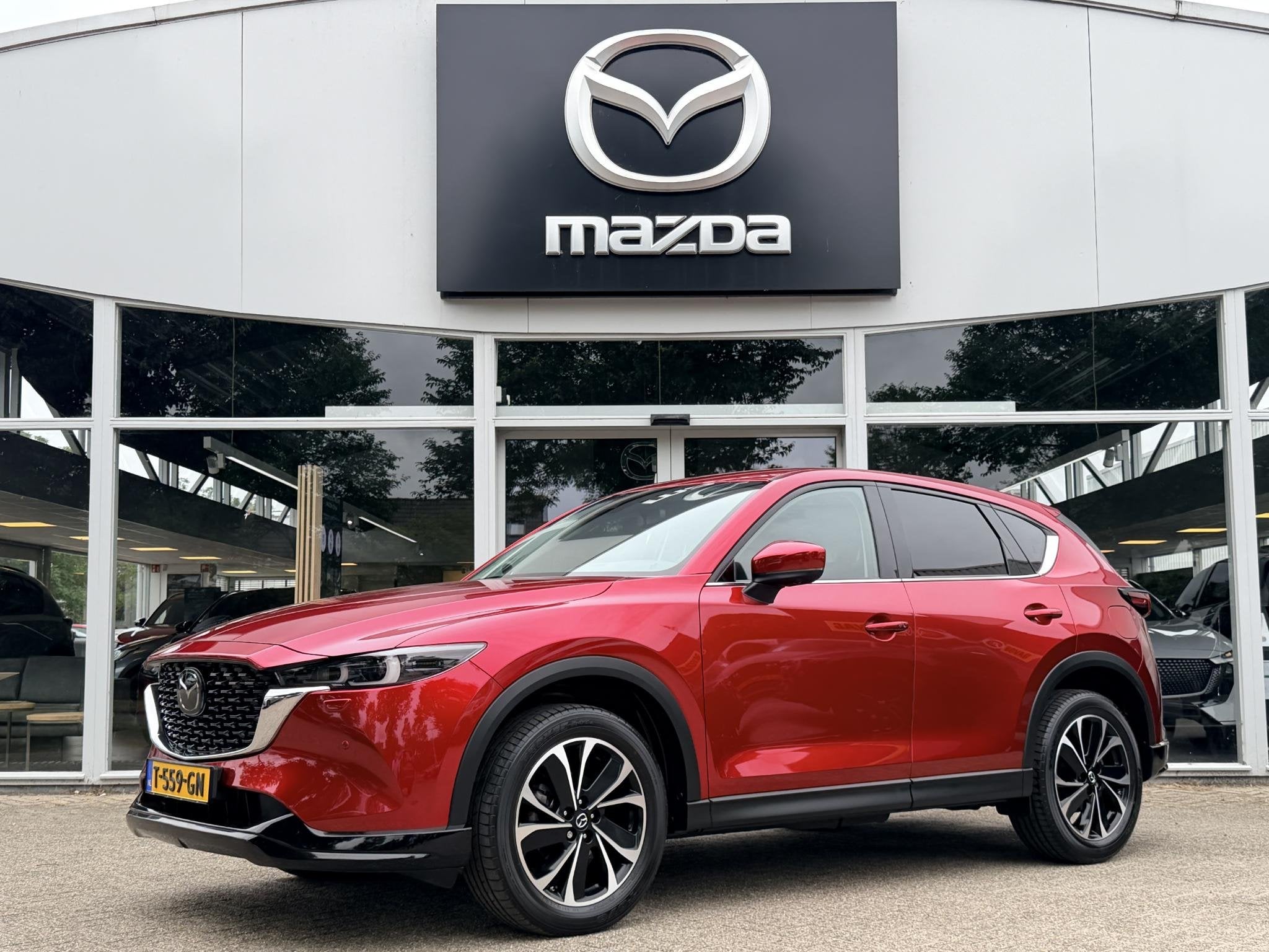 Mazda CX-5 2.0 e-SkyActiv-G M Hybrid 165 Exclusive-Line Mazd, Auto's, Gebruikt, 4 cilinders, Bedrijf, Lichtsensor