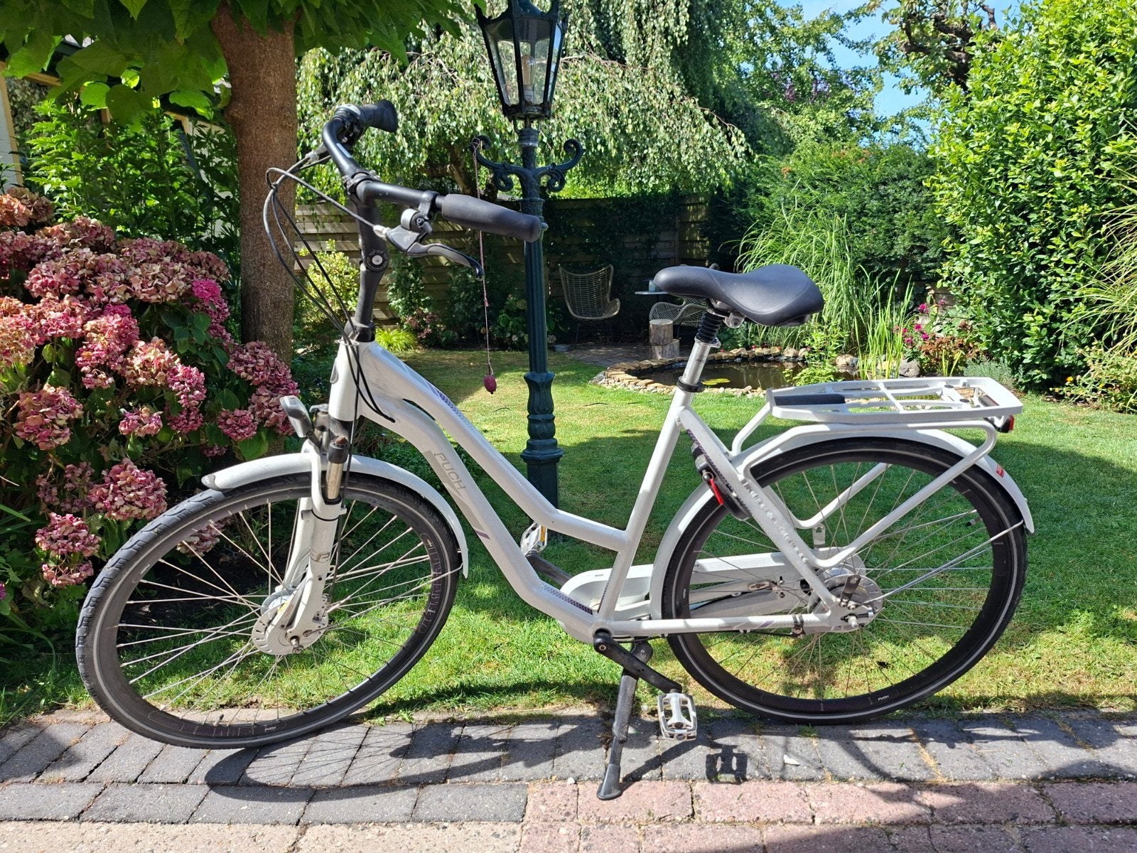 Puch Underground damesfiets,  kleur WIT, framemaat 55, 53 tot 56 cm, Versnellingen, Zo goed als nieuw, Ophalen