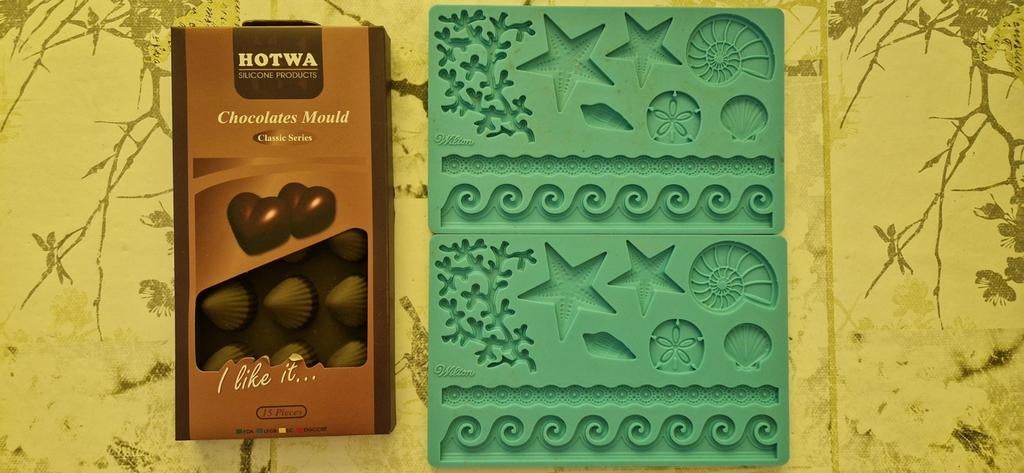 Chocolade vormpjes, schelpjes en ander zee figuren, Ophalen of Verzenden, Nieuw