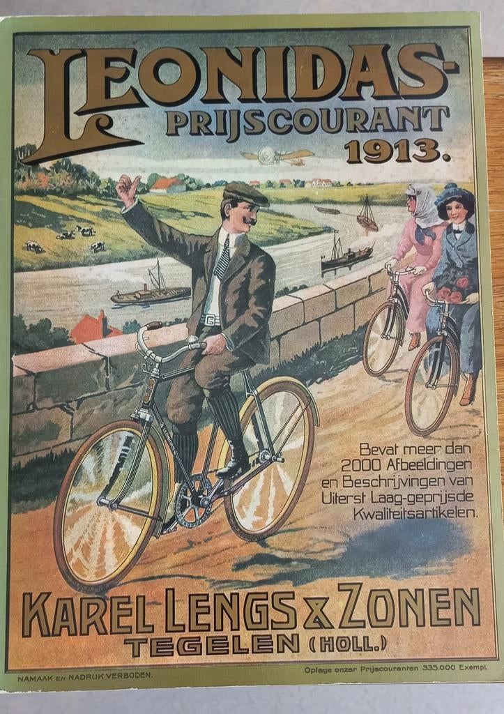 Leonidas prijscourant 1913, Ophalen of Verzenden