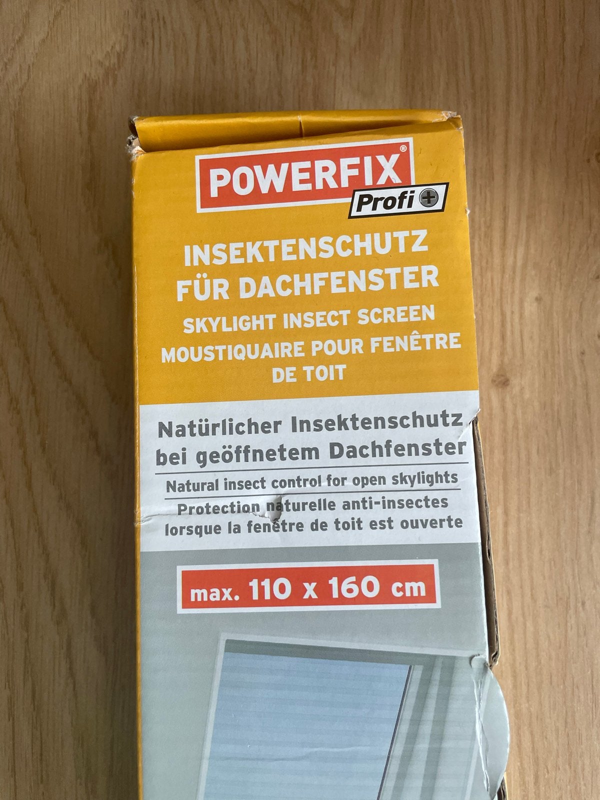 Powerfix Profi Plisséhor voor dakramen - max. 110 x 160 cm, Ophalen, 80 tot 120 cm, Nieuw, 160 cm of meer