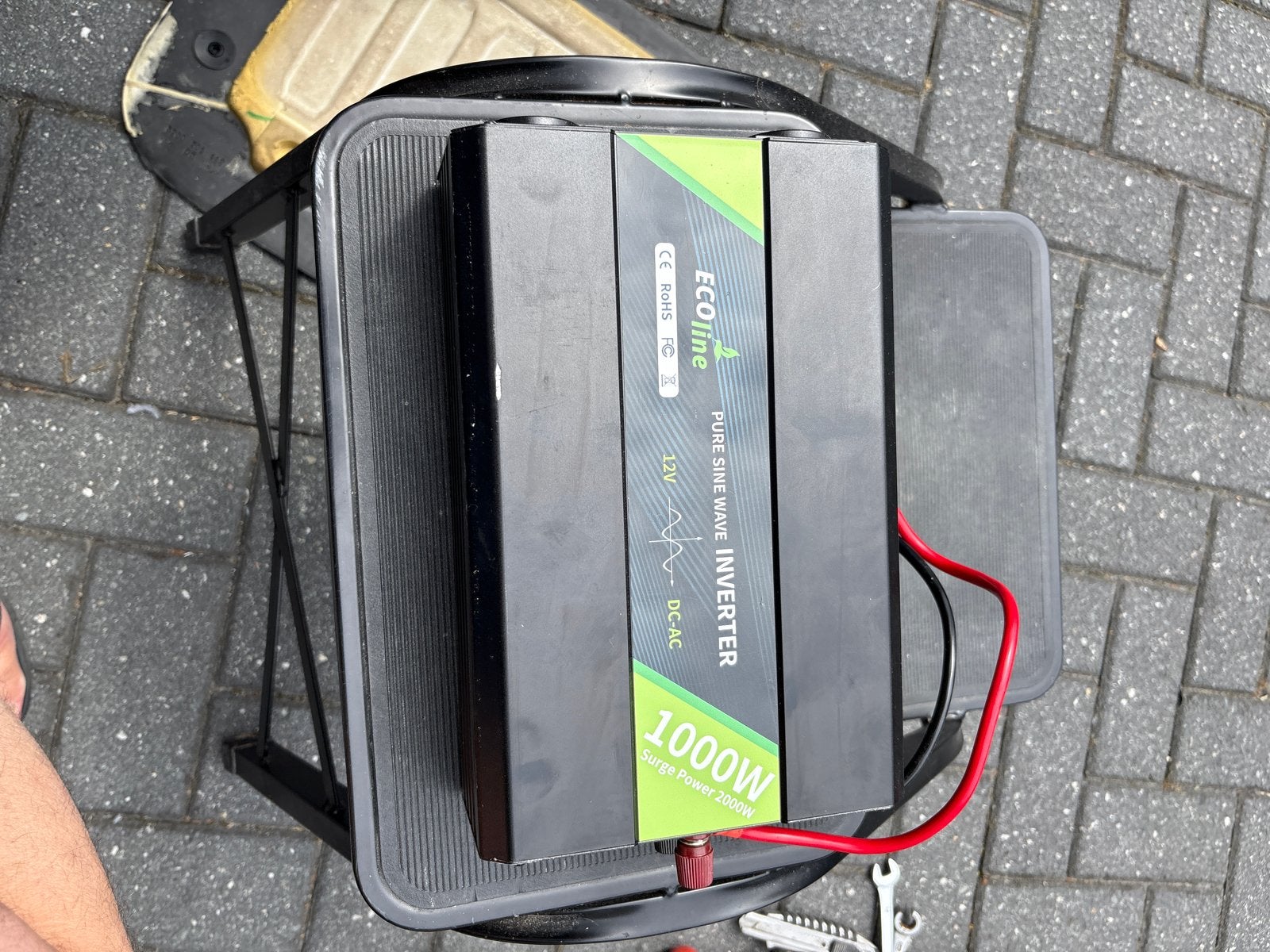 ECOLINE Pure Sinewave Inverter 1000W - 12V DC-AC, Ophalen of Verzenden, Zo goed als nieuw, Overige merken, Omvormer