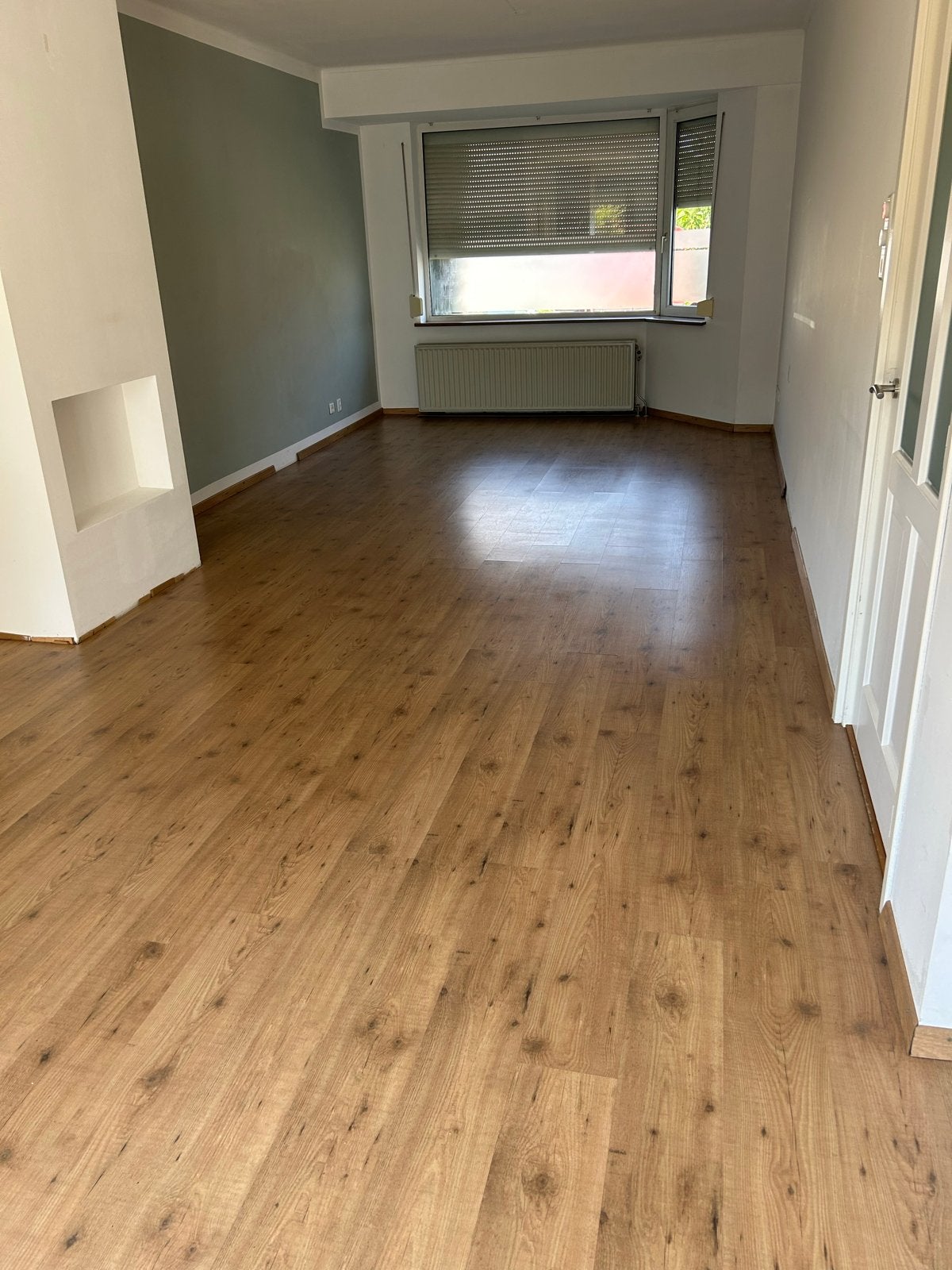 Laminaatvloer ca. 45m2 - Zelf demonteren, Ophalen, Gebruikt, Bruin, 25 tot 50 m²