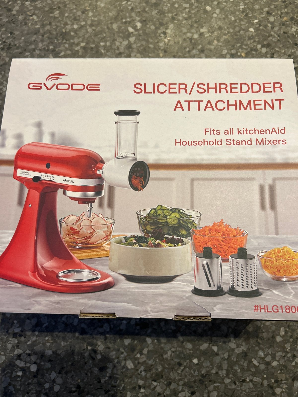 Gvode Slicer/Shredder Opzetstuk voor KitchenAid Mixers, Witgoed en Apparatuur, Ophalen of Verzenden, Nieuw