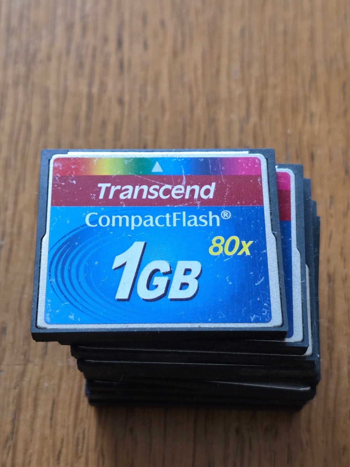 Transcend CompactFlash 1GB 80x Geheugenkaart, Gebruikt, Transcend, Minder dan 2 GB, Ophalen of Verzenden