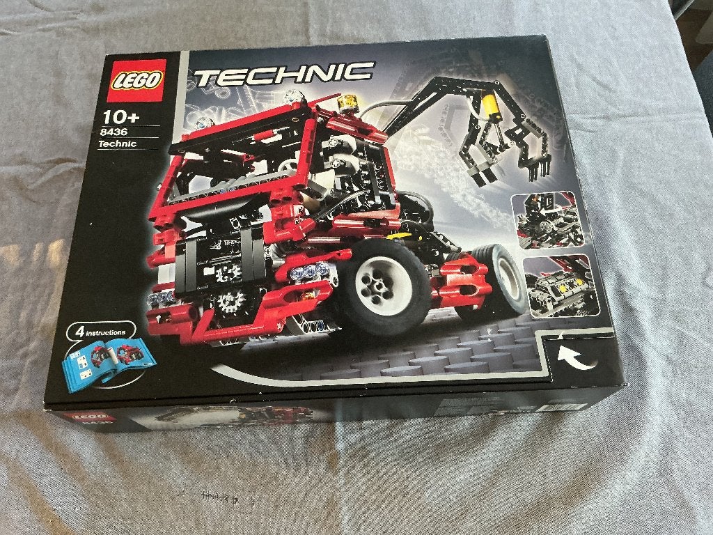 Lego 8436 + doos +boeken, Ophalen of Verzenden, Zo goed als nieuw, Technic, Inclusief instructies