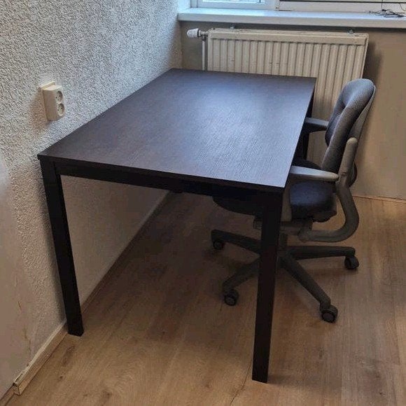 IKEA VANGSTA uitschuifbare tafel 120/180, Ophalen, 100 tot 150 cm, 50 tot 100 cm, Zo goed als nieuw