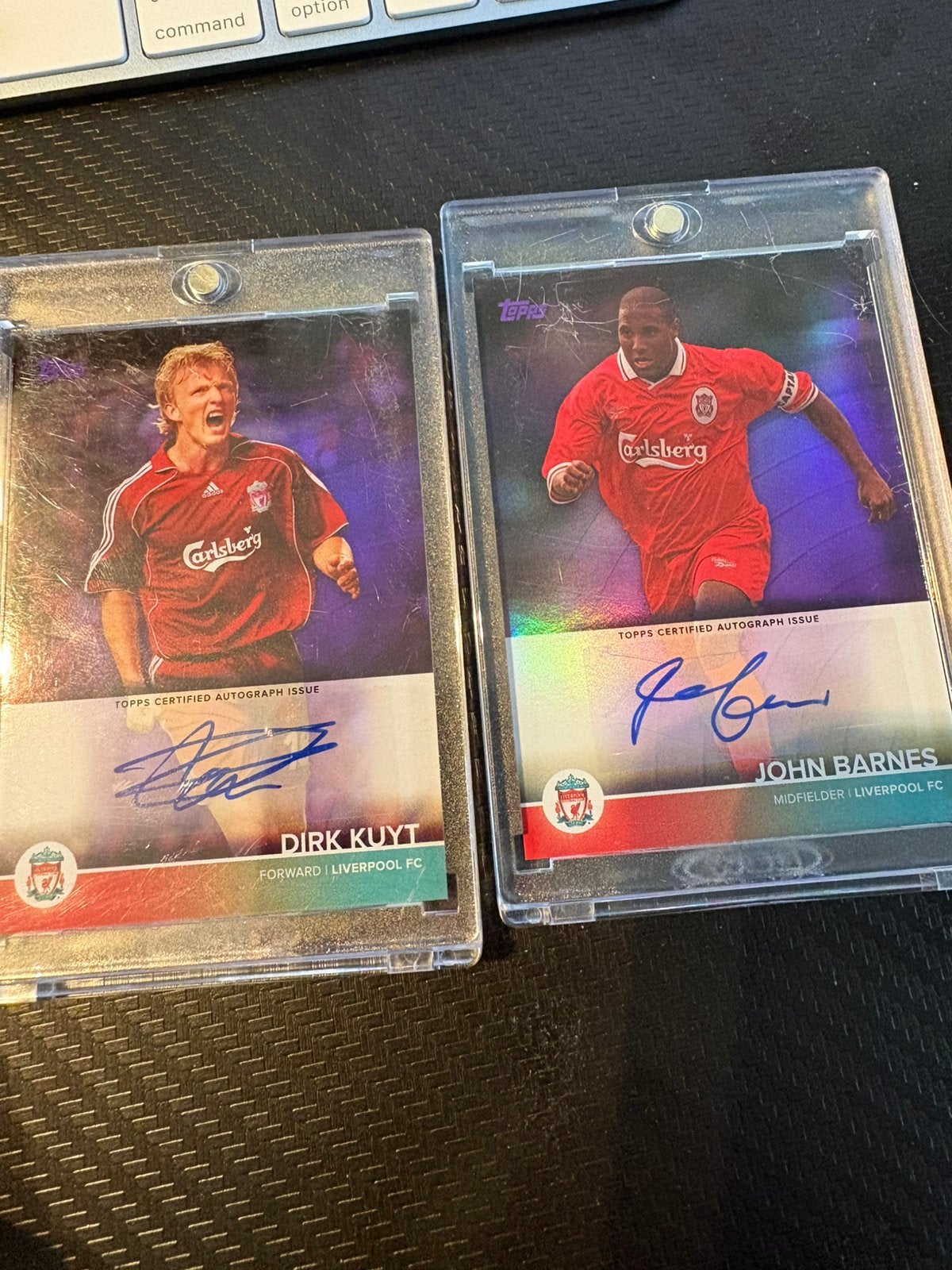 Topps cards FC Liverpool teamset /15 Kuyt Barnes Autograph, Ophalen of Verzenden, Zo goed als nieuw