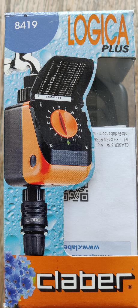 watertimer Claber Aquauno Logica Plus (model 8419), Ophalen of Verzenden, Zo goed als nieuw
