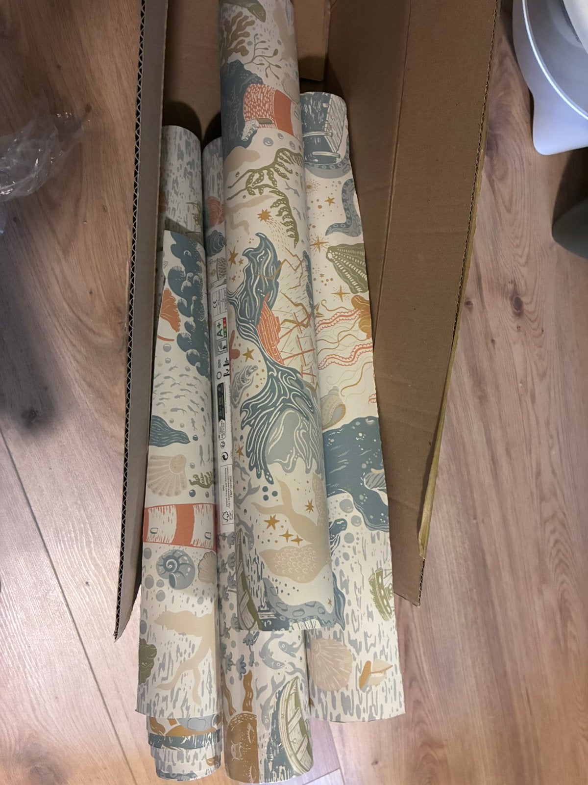 Behang kinderkamer - Resan Midbec - oceaan zee dromen kleur, Ophalen of Verzenden