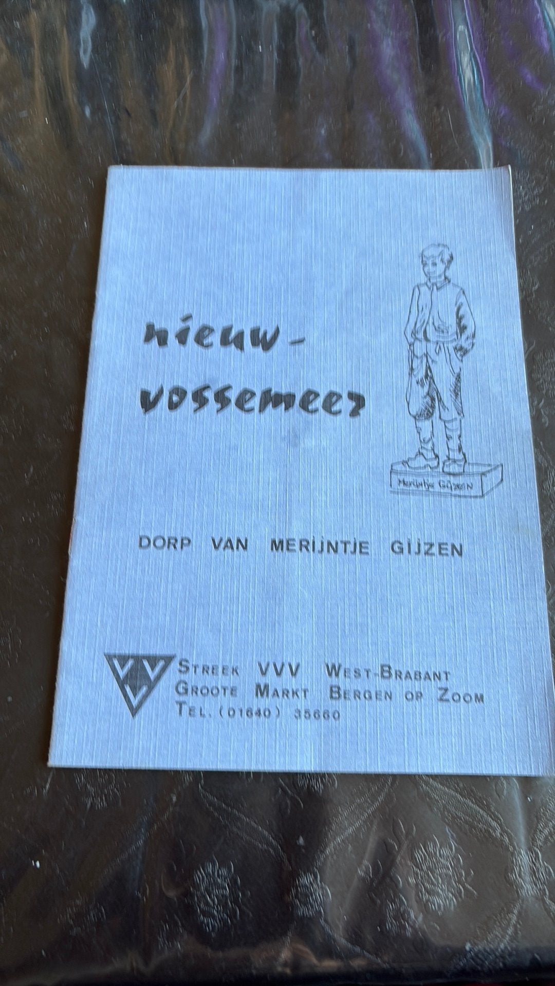 Folderboekje Nieuw Vossemeer Merijntje Gijzen 1974, Ophalen of Verzenden, Gelezen