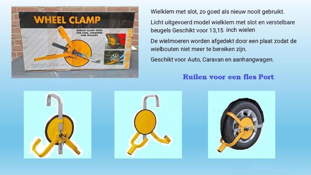 wielklem, Ophalen, Zo goed als nieuw