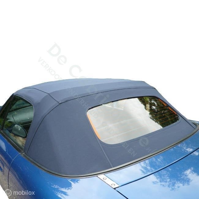 MX5 Softtop - stof met glazen raam (blauw), De Cabriohoeve VOF, Nieuw, Info@cabriohoeve.nl, Julianalaan 9, 9462PG Gasselte, Nederland