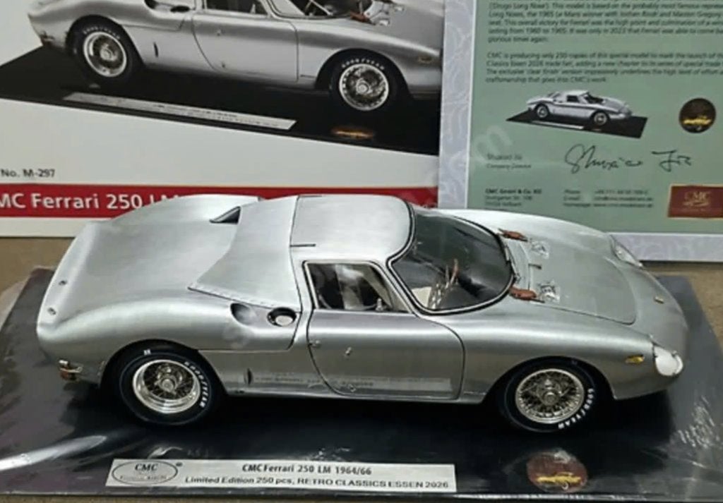 1:18 Ferrari 250 LM Retro Classics 2026 LTD250 CMC M-297 WRH, Verzenden, Nieuw, Auto, Overige merken