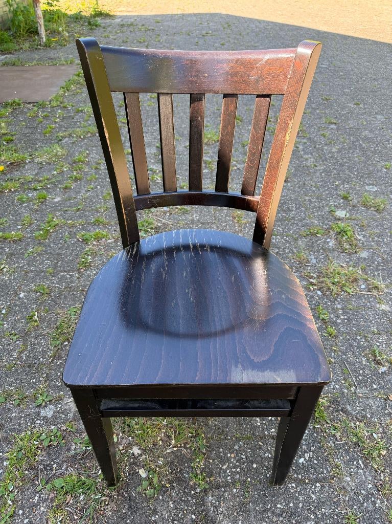Horeca houten stoelen, Zakelijke goederen, Horeca | Meubilair en Inrichting, Ophalen, Gebruikt, Meubilair