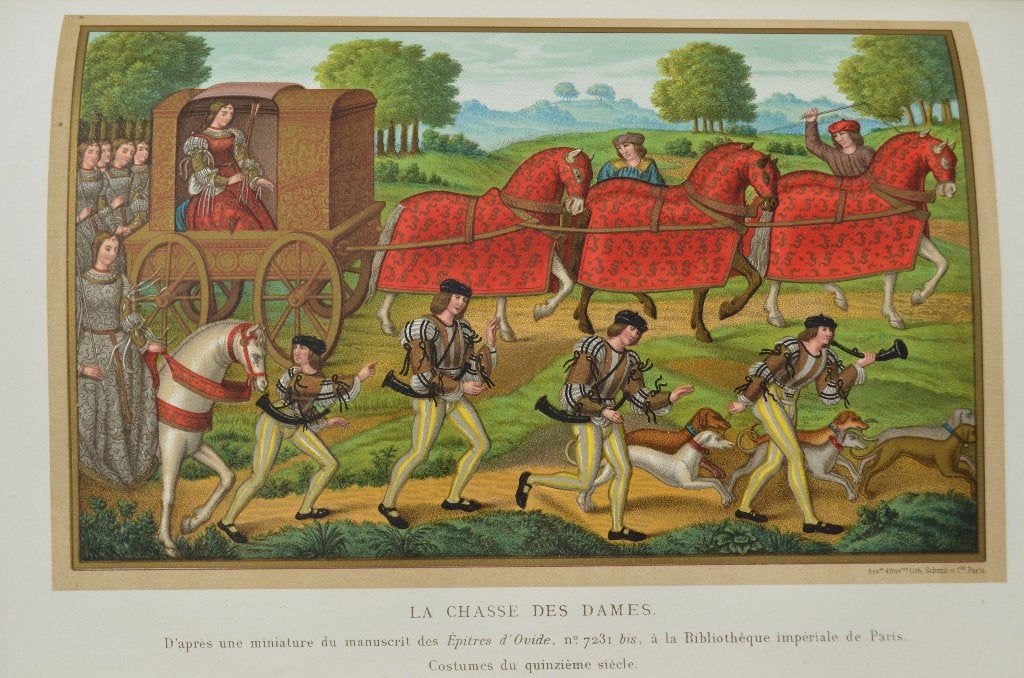 Moeurs usages costumes Moyen age et Renaissance 1871 izgst., Antiek en Kunst, Antiek | Boeken en Bijbels, Ophalen of Verzenden
