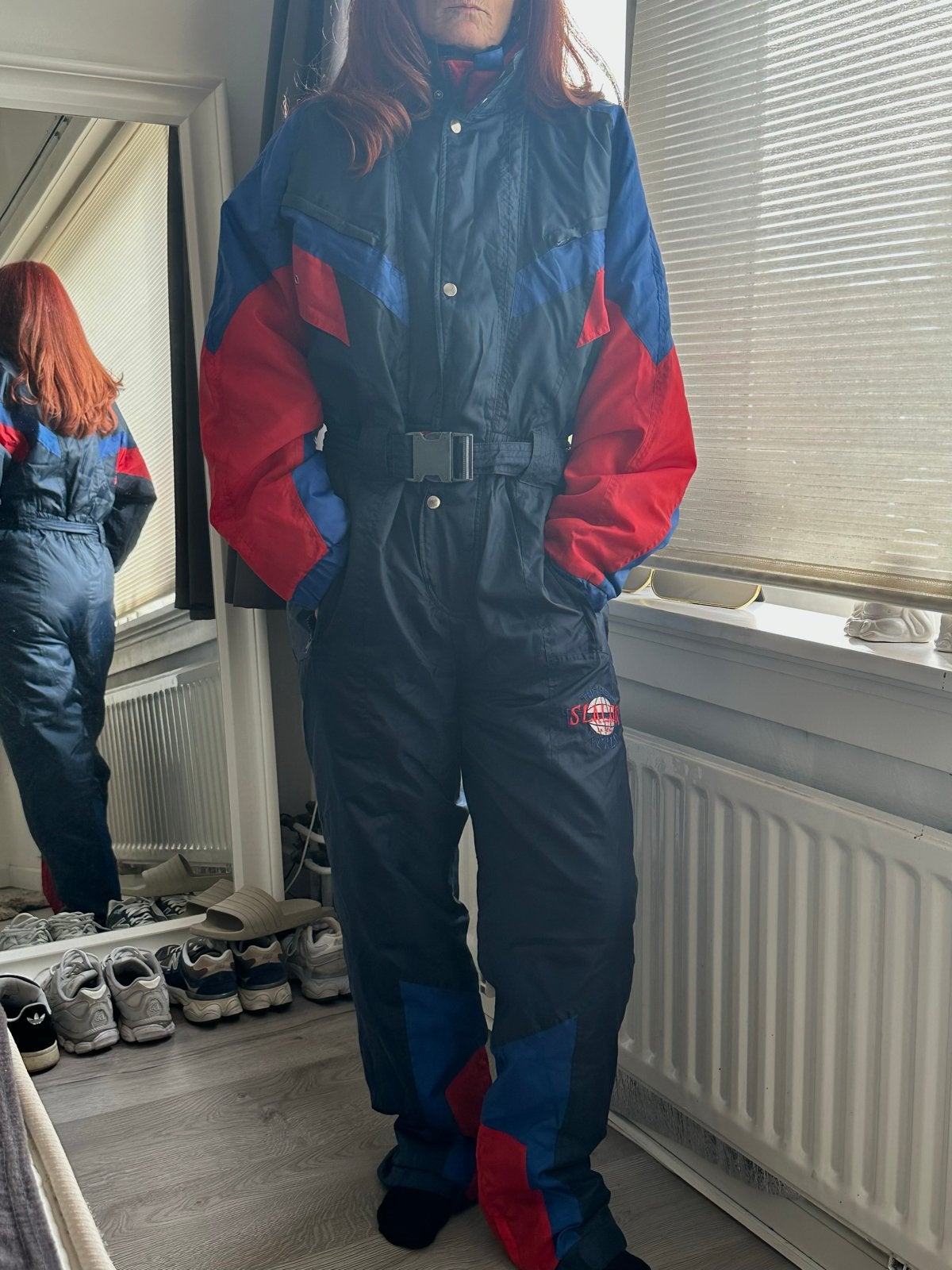 Vintage Slalom skipak - Maat L, Kleding | Dames, Ophalen of Verzenden, Zo goed als nieuw, Maat 42/44 (L), Pak