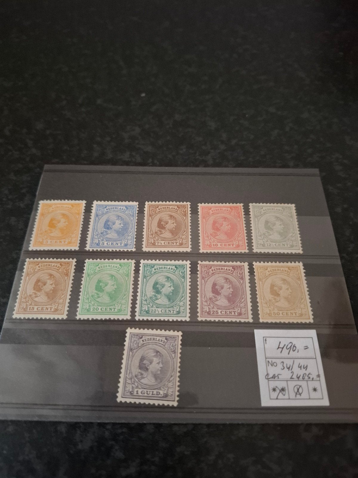 nr 128 Nederland ongebruikt, Postzegels en Munten, Ophalen of Verzenden