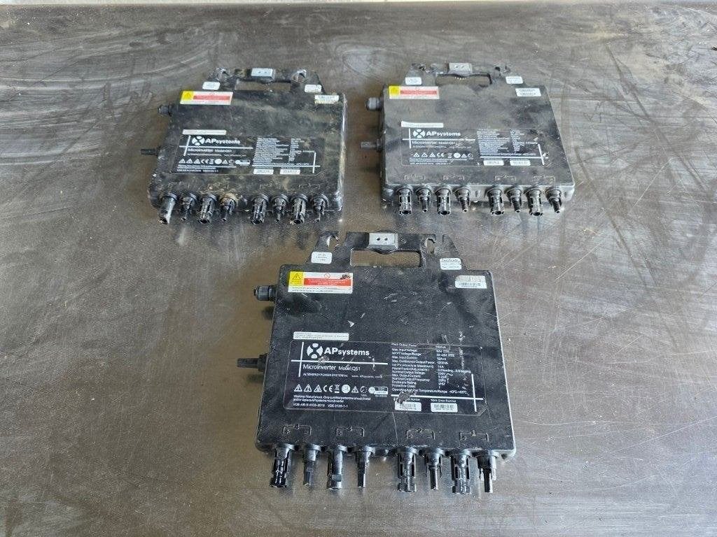 3x APsystems QS1 Micro-omvormer 1400VA / 1200VA – IP67, Ophalen of Verzenden, Gebruikt, Overige typen