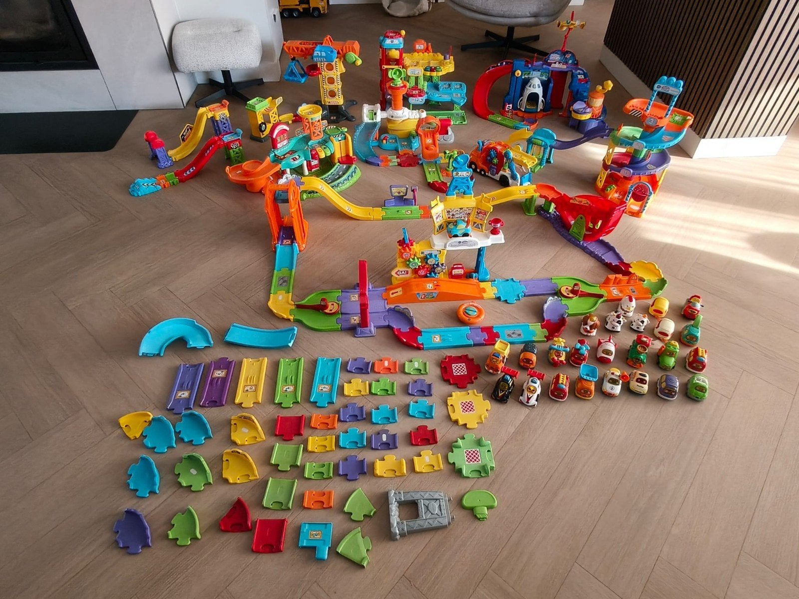 Grote collectie VTech Toet Toet Auto's en speelsets, Kinderen en Baby's, Speelgoed | Speelgoedvoertuigen, Gebruikt, Ophalen
