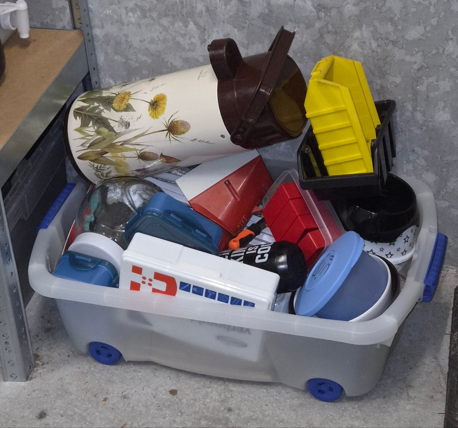 gratis rommelmarktspullen, Ophalen