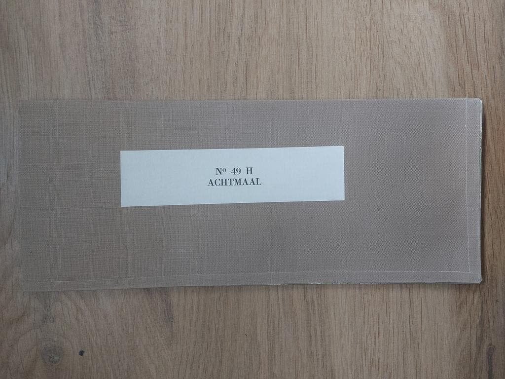 49H Achtmaal Kalmhout Nieuwmoer Essen Stafkaart uit 1968, Boeken, Atlassen en Landkaarten, Topografische Dienst Nederland, Ophalen of Verzenden