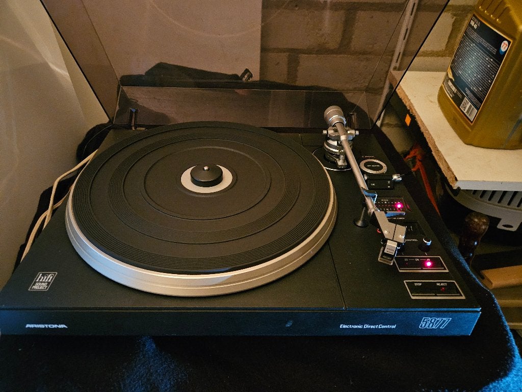 te koop platenspeler van aristona, Ophalen, Gebruikt, Overige merken
