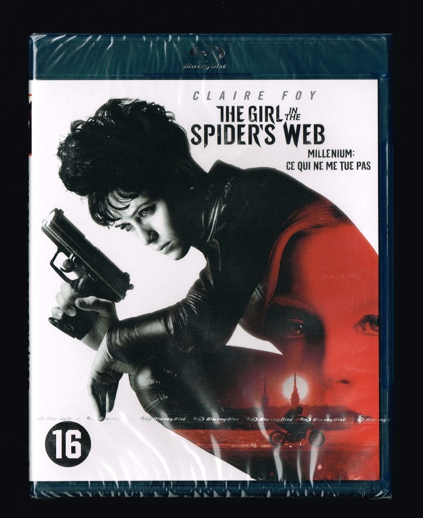 The Girl In The Spider's Web  MILLENNIUM BLU RAY NIEUW, Cd's en Dvd's, Blu-ray, Ophalen of Verzenden, Nieuw in verpakking, Thrillers en Misdaad