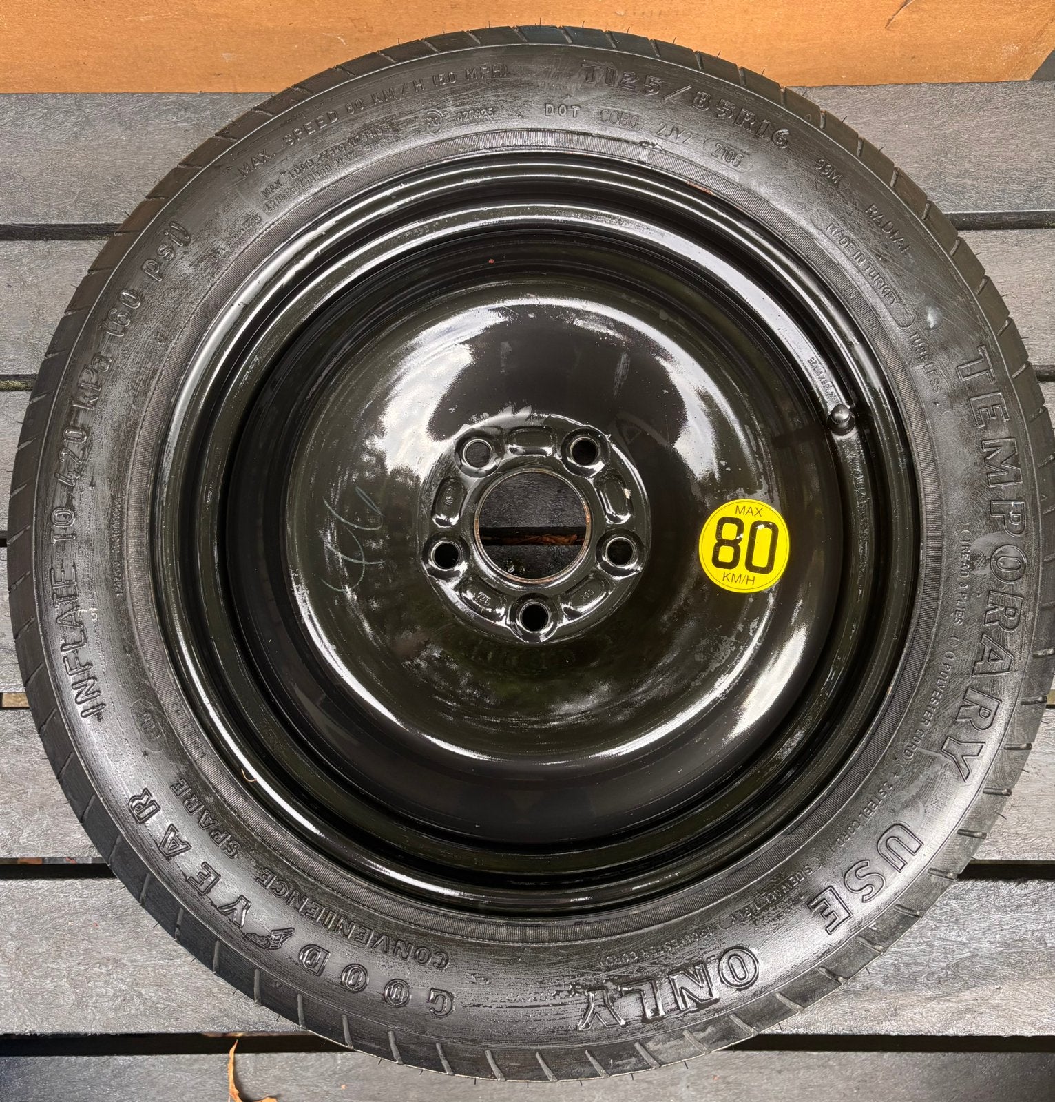 Reservewiel (thuiskomer) Ford Focus /C-Max Maat: 125/85 R16., Ophalen, Nieuw