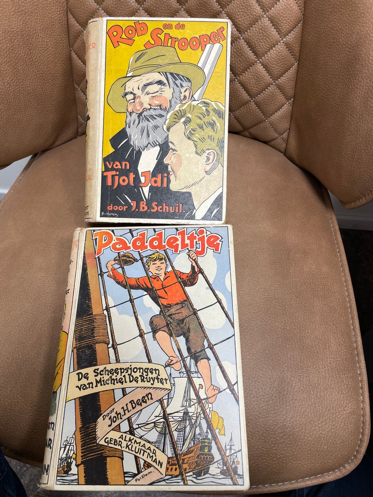 Vintage jeugdboeken: Rob en de Strooper & Paddeltje, Boeken, Ophalen of Verzenden, Gelezen, Fictie algemeen