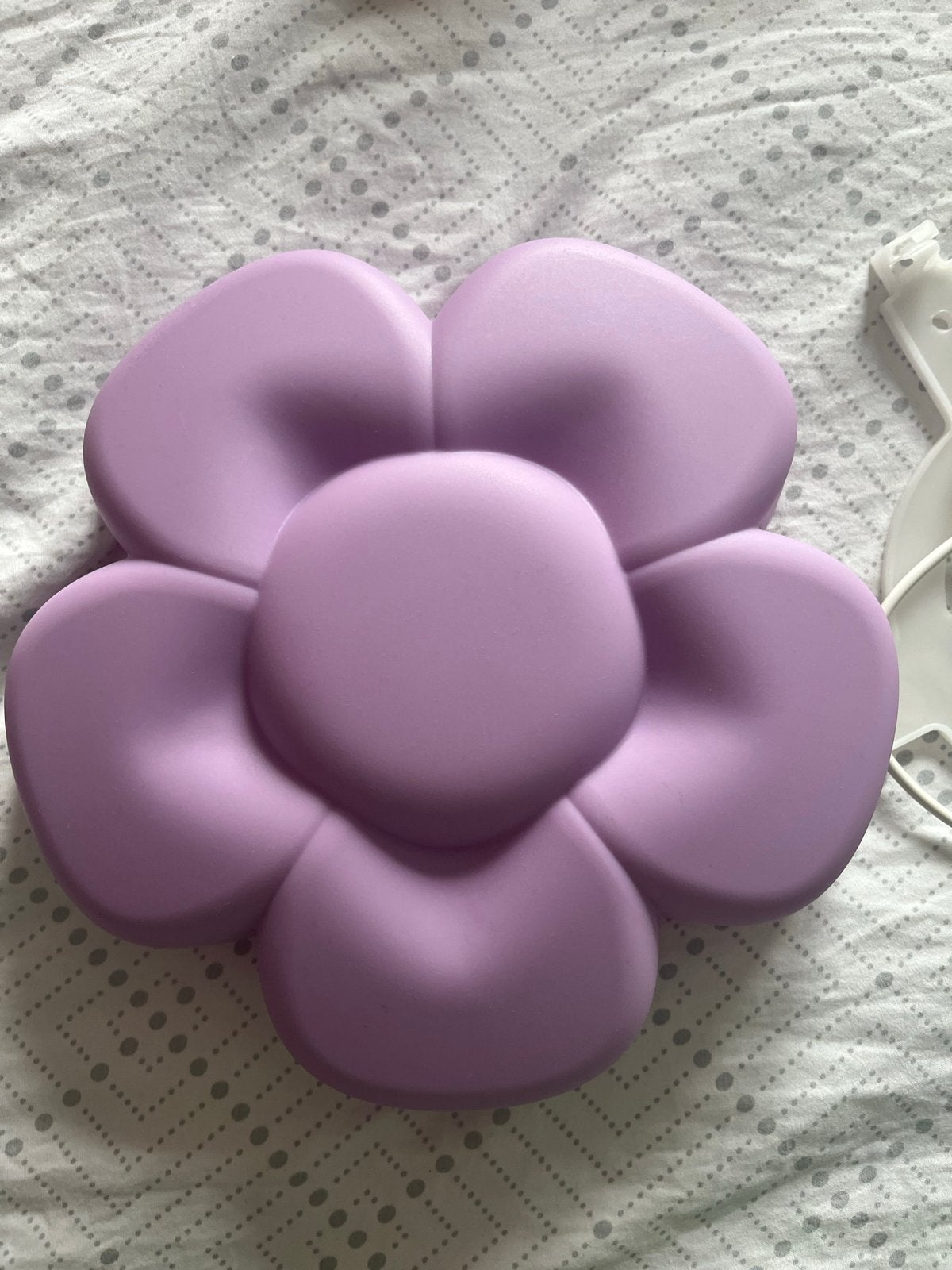 IKEA Upplyst LED wandlamp bloem paars, Ophalen, Gebruikt, Paars, Ophangbaar