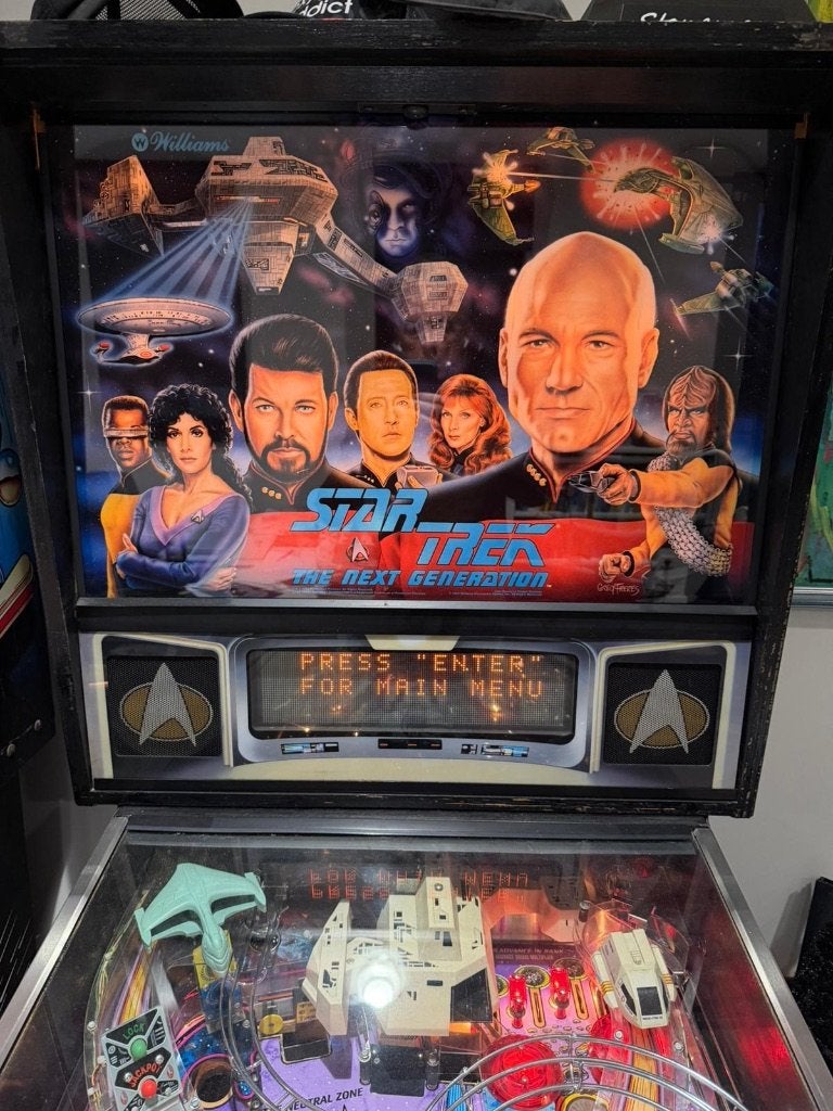 Flipperkast - Star Trek Next Generation, Ophalen, Gebruikt, Mechanisch, Williams