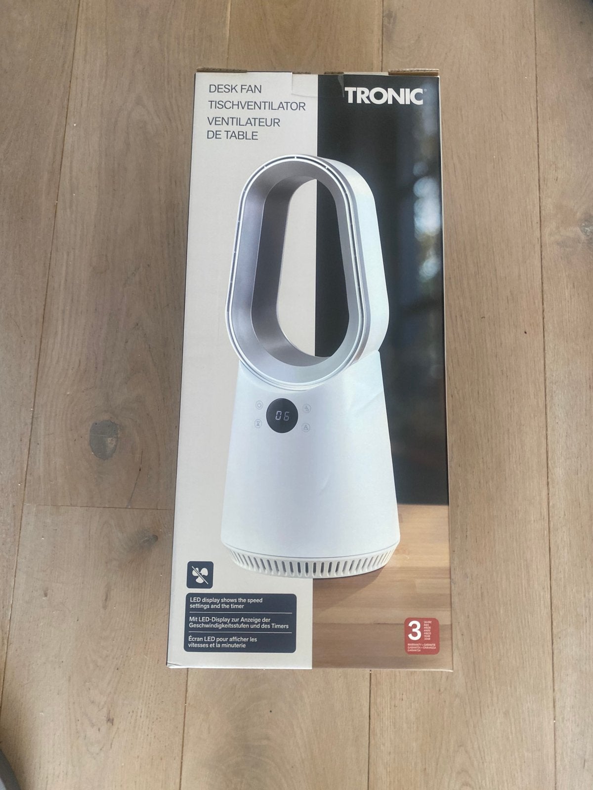 Ventilator nieuw zonder bladen, Tafel- of Grondventilator, Timer, Nieuw, 3 snelheden of meer