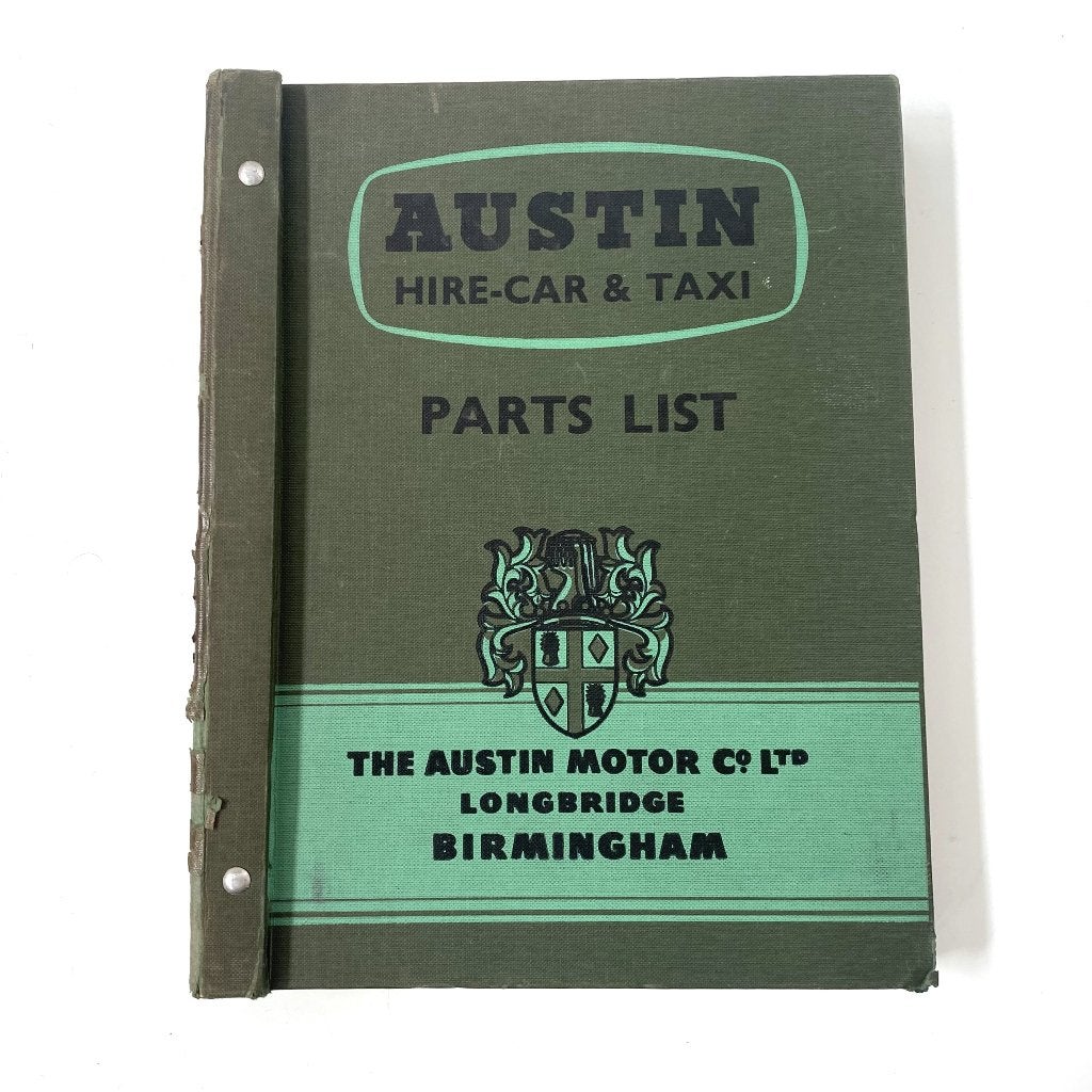 Austin hire-car + taxi parts list 1957, Verzenden