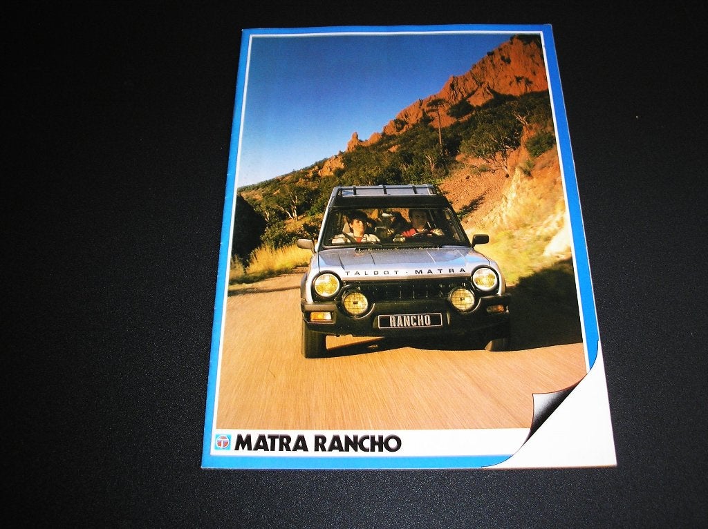 Talbot Matra Rancho, 1983, Ophalen of Verzenden, Zo goed als nieuw, Overige merken