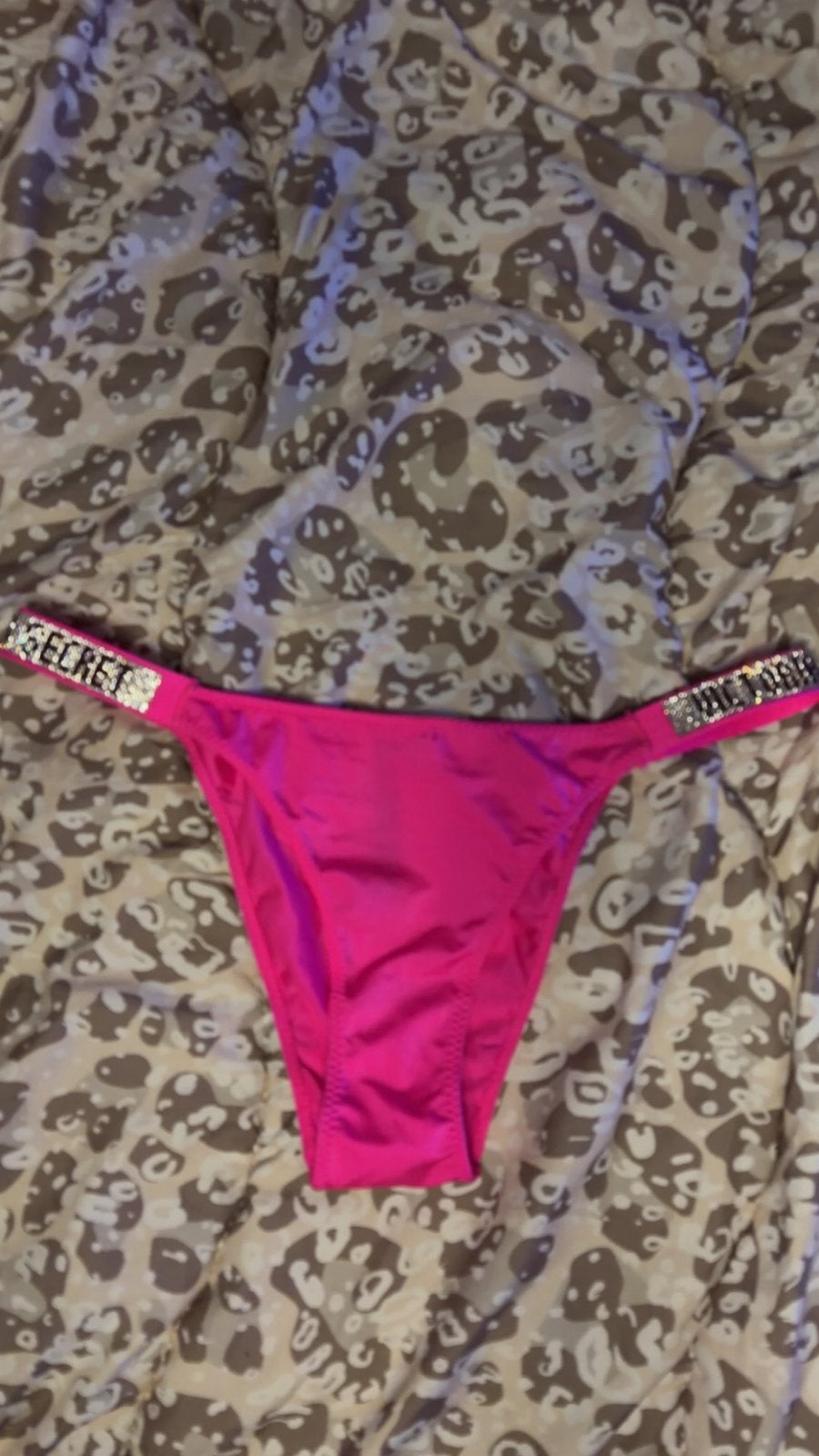 Victoria's Secret Slip fell Roze met Strass Band, Ophalen of Verzenden, Roze, Slip