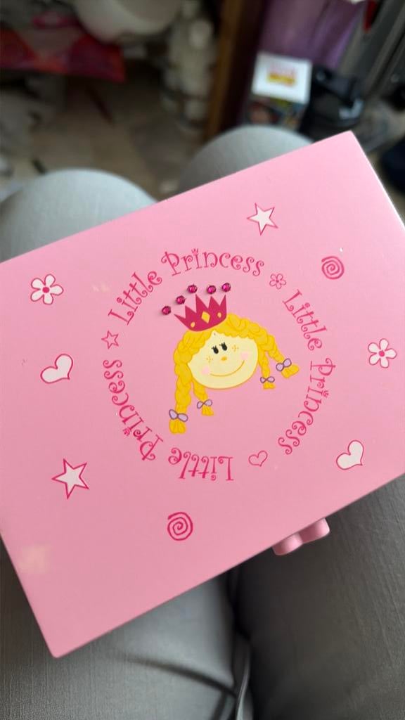 Sieradendoos nieuw juwelenbox met muziek cute leuk roze, Ophalen of Verzenden, Nieuw, Roze