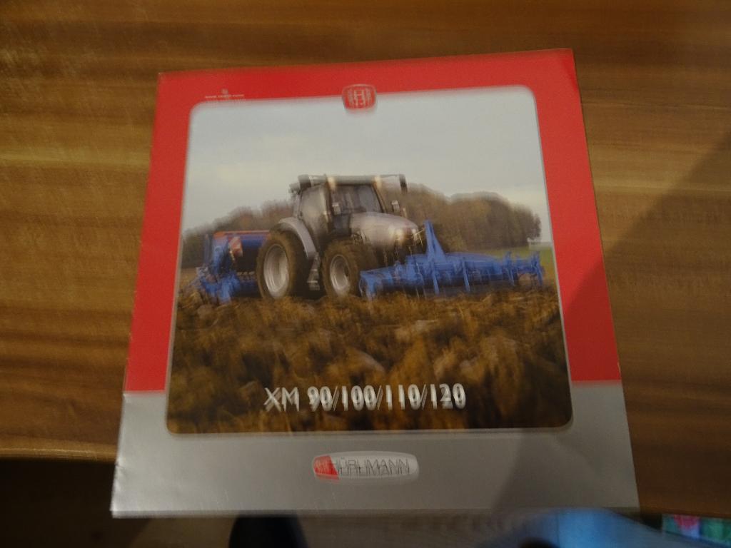 Hurlimann XM 90/100/110/120 trekker folder, Ophalen of Verzenden, Zo goed als nieuw, Folder