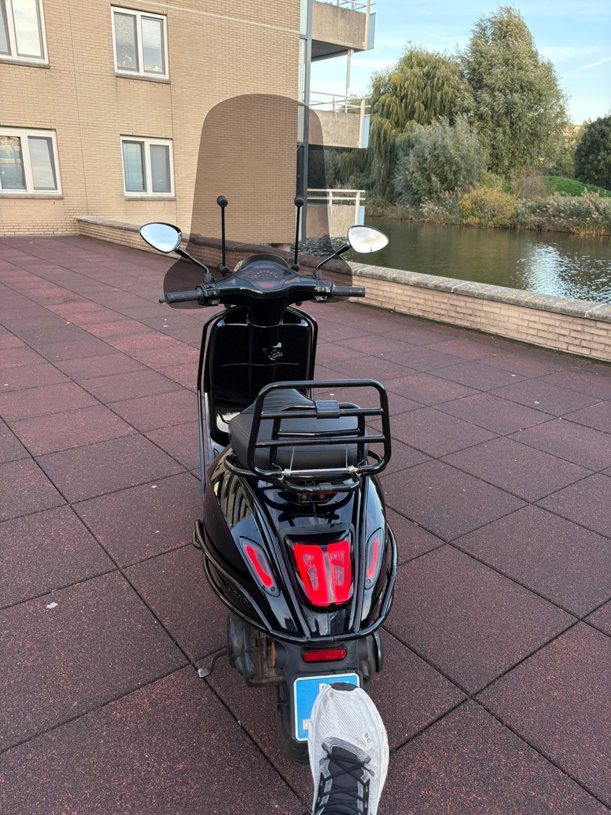 Vespa sprint 80cc zwart 2020, Ophalen, Overige modellen, Maximaal 45 km/u, Zo goed als nieuw