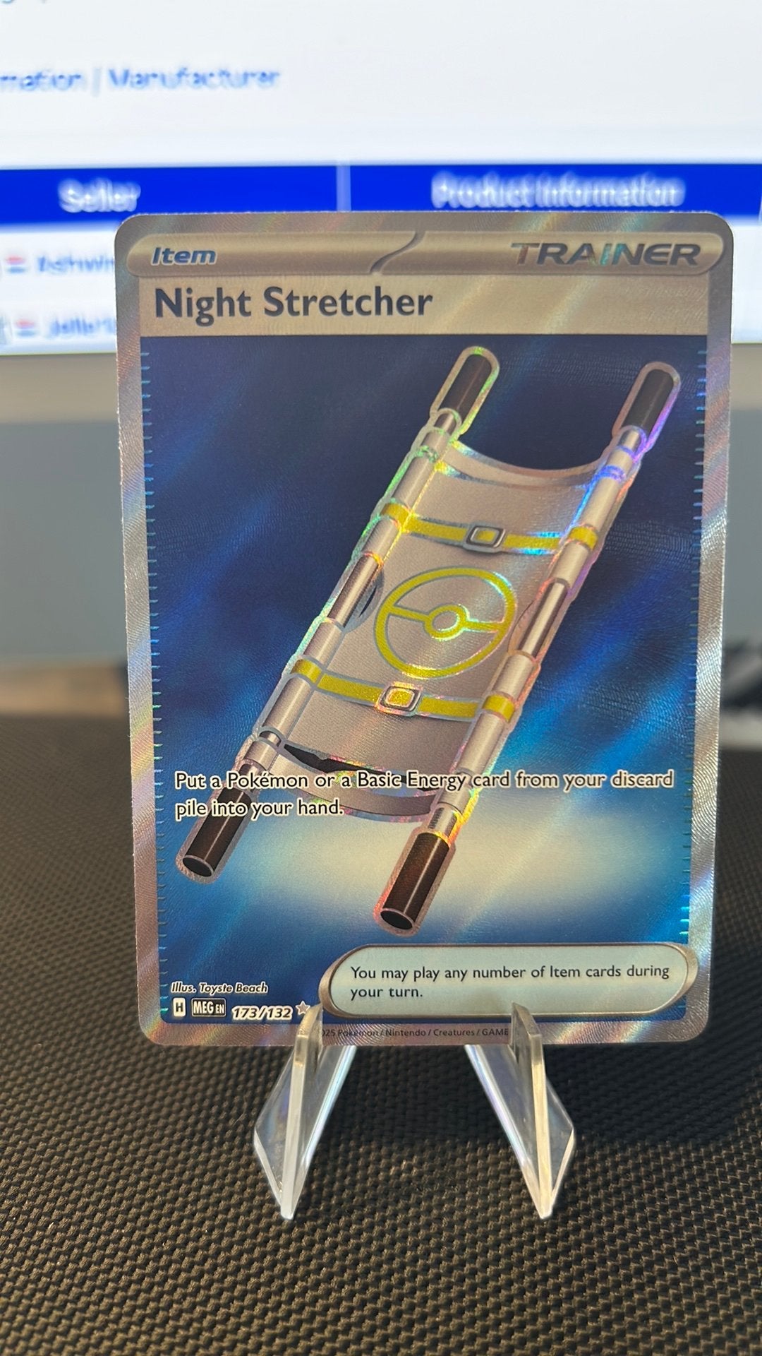 Night Stretcher 173/132, Ophalen of Verzenden, Nieuw, Losse kaart